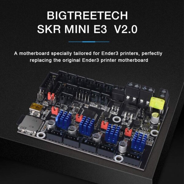 BIGTREETECH SKR Mini E3 V2.0 32Bit Control Board Integrated with TMC2209 UART Perfect fit for Ender 3/ 3 Pro/ 5/ 5 Pro  3D Printer - Image 2