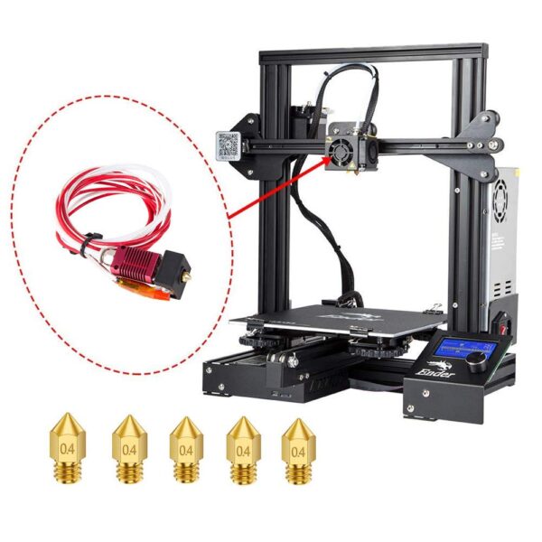 Ender 3 / 3 Pro MK8 Hot end kit with Aluminum Heating Block - Image 2