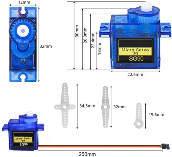 SG90 9G Micro Servo Motor - Image 4