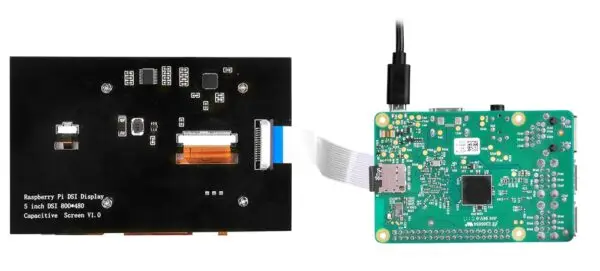 Raspberry Pi 4 Kit for OctoPrint. 5 Inch Touch Screen, 5MP camera included