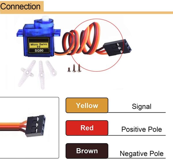 SG90 9G Micro Servo Motor - Image 5