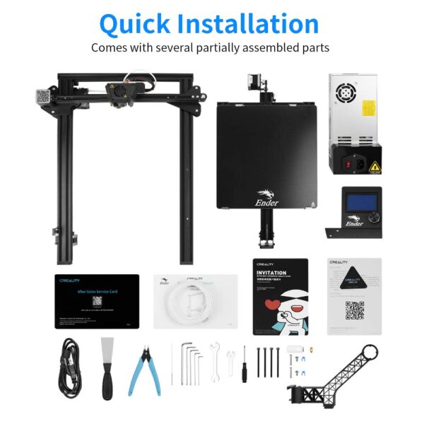 DNU - Refurbished Creality Ender 3 MAX 3D PRINTER, print large - Image 7